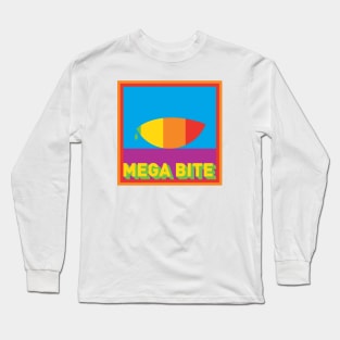 Mega Bite - pop art Long Sleeve T-Shirt